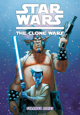 Star Wars The Clone Wars Strange Allies Book image