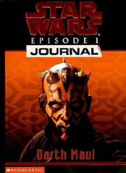 Star Wars Episode 1 Journal Darth Maul Book image